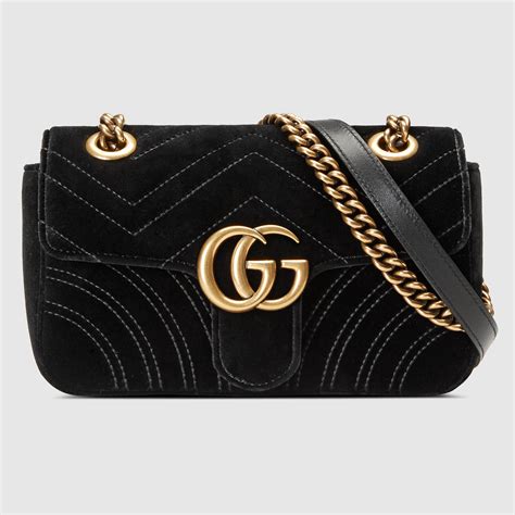 gucci marmont velvet small replica|gucci marmont bag from nancy.